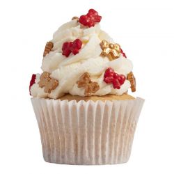 Décorations à Saupoudrer PME – Nœuds Festifs Rouge & Or 25 g