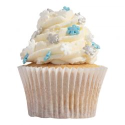 Décorations à Saupoudrer PME – Flocons de Neige Bleu, Argent & Blanc (25 g)