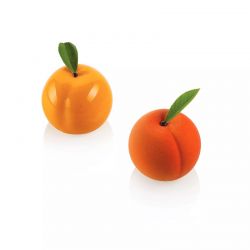 Moule Silicone 3D Fruits Ispirazioni di Frutta Silikomart – Pommes, Pêches et Abricots