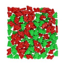 Mélange de Sprinkles 3D Wilton Holiday Trees & Socks 56 g – Décors de Noël arbres & chaussettes