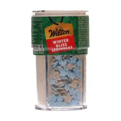 Mélange de Sprinkles Hiver Enchanté 4-Cell Wilton – Décors sucre bleu givré 105 g
