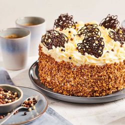 FunCakes Éclats de Noisettes Caramélisées 200 g – Nougatine Croustillante pour Décoration et Garniture de Gâteaux