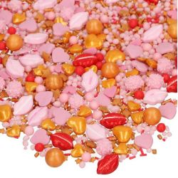 FunCakes Soft Pearls Mix – Perles Comestibles Douces pour Décoration Pâtissière (80 g, Couleurs au Choix)