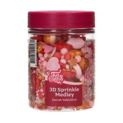 FunCakes Soft Pearls Mix – Perles Comestibles Douces pour Décoration Pâtissière (80 g, Couleurs au Choix)