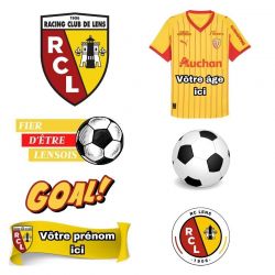 Kit Topper Alimentaire à Gâteau Personnalisé – Thème Football (Clubs & Sélections)