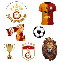 Kit Topper Alimentaire à Gâteau Personnalisé – Thème Football (Clubs & Sélections)