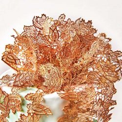 FunCakes Cake Lace Ready to Use Or Perle 200 g – Dentelle alimentaire prête à l’emploi (effet nacré)