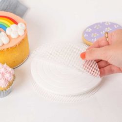 LOYAL Mini Plateau Tournant Ø12,4 cm + 2 Tapis Silicone Antidérapants | Décoration Bento Cake, Cupcakes & Sablés