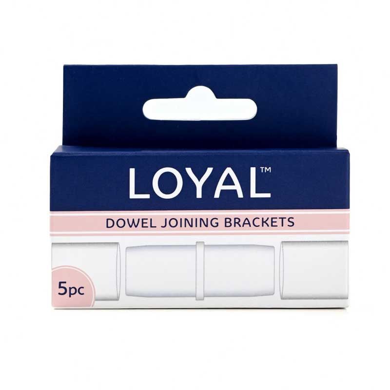 LOYAL Connecteurs pour Dowels – Supports de Connexion Set/5 pour Gâteaux à Étages (Stabilité Renforcée)