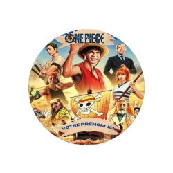 Disque à Gâteau ou Kit Topper Personnalisé One Piece – Impression Alimentaire Manga pour Décoration de Gâteau Anniversaire