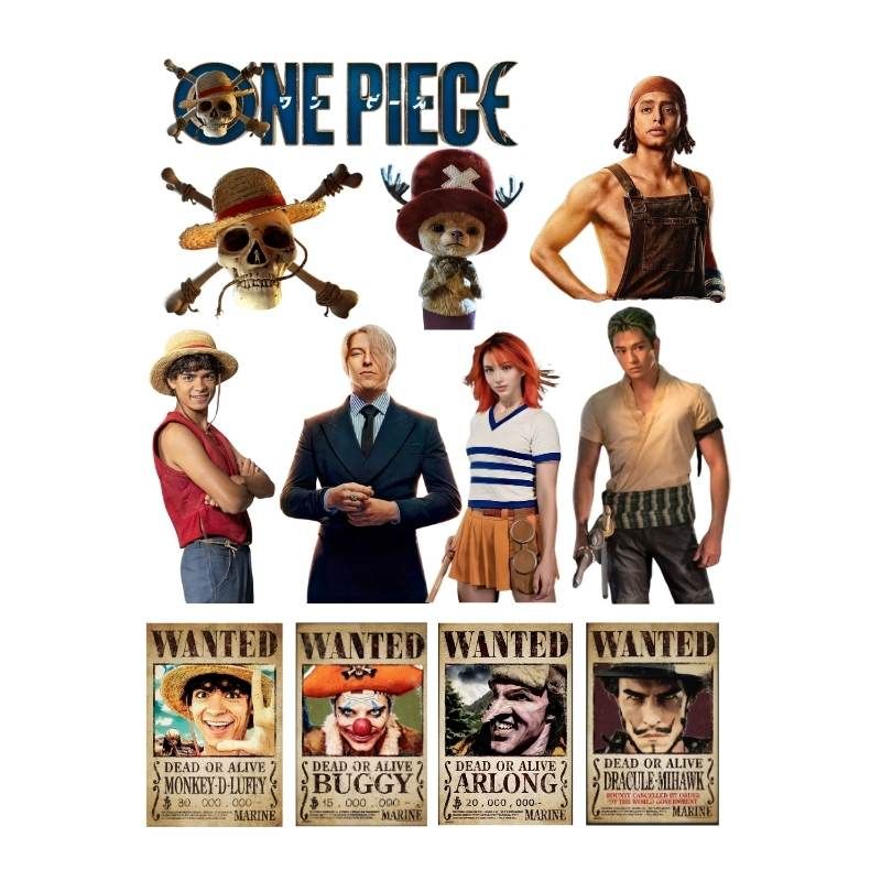 Disque à Gâteau ou Kit Topper Personnalisé One Piece – Impression Alimentaire Manga pour Décoration de Gâteau Anniversaire