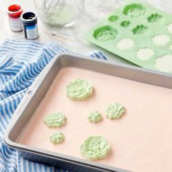 Moule en silicone Succulentes Wilton – Décorations plantes grasses pour gâteaux et cupcakes