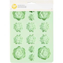 Moule en silicone Succulentes Wilton – Décorations plantes grasses pour gâteaux et cupcakes