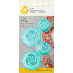 Wilton Easy Blooms™ Set de 4 Douilles à Roses pour Crème au Beurre