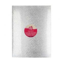 FunCakes Cake Board Rectangulaire 40 x 30 cm – Plateau à gâteau rigide réutilisable