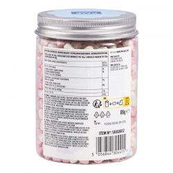 Crunch Mallows Rose et Blanc – Mini Guimauves Croustillantes pour Décoration de Gâteaux et Cupcakes