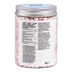 Crunch Mallows Rose et Blanc – Mini Guimauves Croustillantes pour Décoration de Gâteaux et Cupcakes
