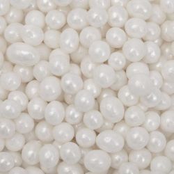 Perles comestibles brillantes – Blanc, Or, Argent et Noir – 4 mm, 6 mm, 8 mm et tailles mixtes