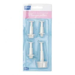 Emporte-pièces à piston Fleur de Cerisier Blossom – Lot de 4 découpoirs floraux pour pâte à sucre