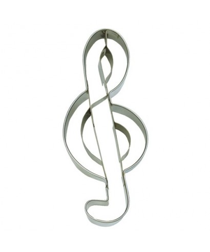Emporte-pièce métal clef de sol 10cm Städter Emporte-pièce métal clef de sol 10cm Städter