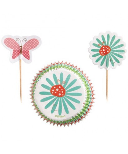 Cupcake Combo pack Mordern Garden Party pk/24 Wilton Cupcake Combo pack Mordern Garden Party pk/24 Wilton