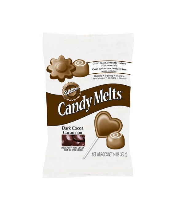 Wilton Candy Melts Cacao noir 340G Wilton Candy Melts Cacao noir 340G