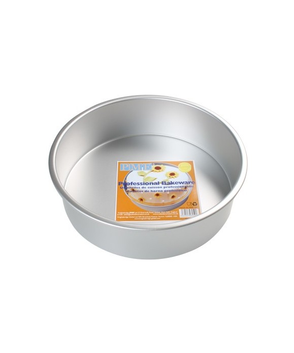 Moule aluminium rond Ø 10 x 7,5cm PME Moule aluminium rond Ø 10 x 7,5cm PME