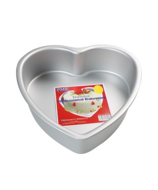 Moule coeur 15 cm hauteur 7,5 cm PME