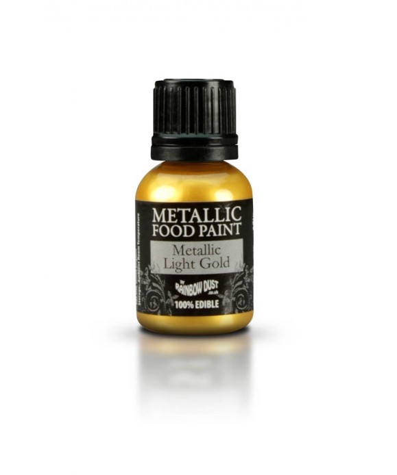 Peinture métallique OR Clair 25ml Rainbow Dust Peinture métallique OR Clair 25ml Rainbow Dust
