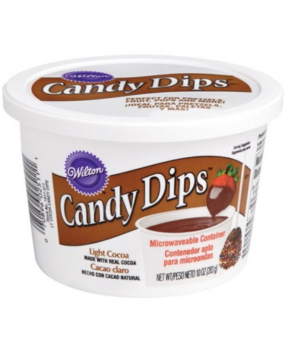 Candy Dips Cacao Light 280g Wilton Candy Dips Cacao Light 280g Wilton