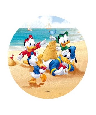 Disque Azyme Mickey et ses amis à la plage-2