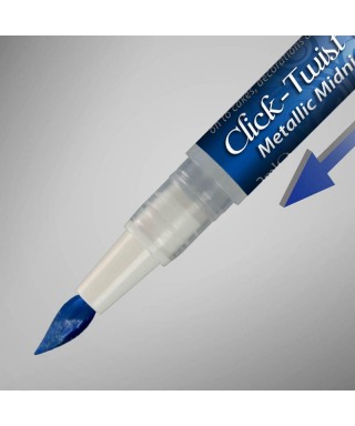 Click-Twist Brush® métallique Bleu nuit Rainbow Dust