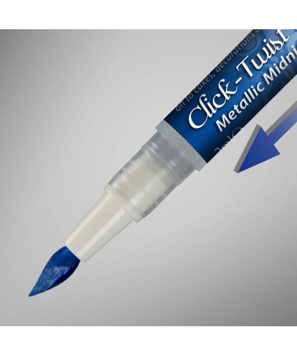 Click-Twist Brush® métallique Bleu nuit Rainbow Dust Click-Twist Brush® métallique Bleu nuit Rainbow Dust
