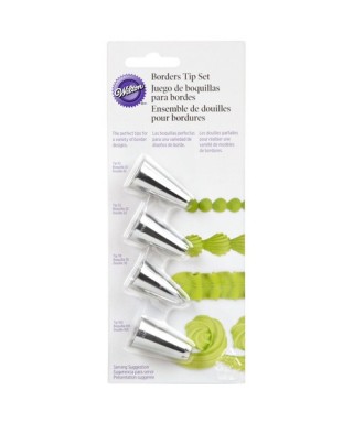 Douilles "Bordures" Set/4 Wilton