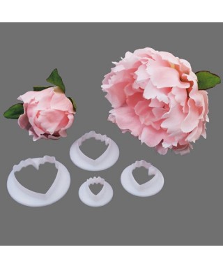 Emporte-pièce Pivoine set/4 FMM Sugarcraft