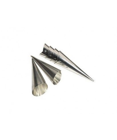 Cônes pâtissier métal set/5 Cônes pâtissier métal set/5