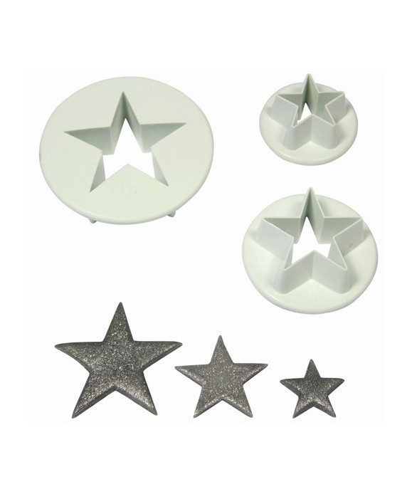 Emporte-pièce Etoile set/3 PME Emporte-pièce Etoile set/3 PME
