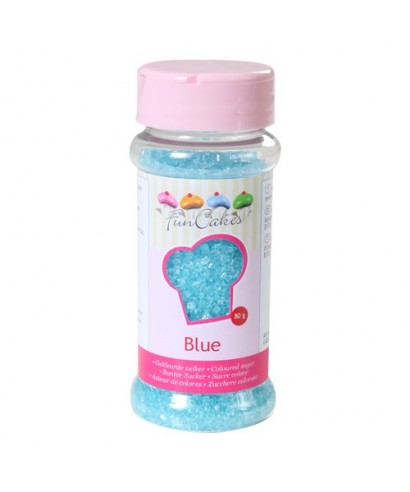 Sucre coloré Bleu 80g FunCakes Sucre coloré Bleu 80g FunCakes