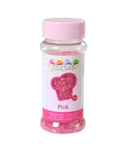 Sucre coloré Rose 80g FunCakes Sucre coloré Rose 80g FunCakes
