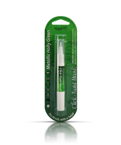 The Click-Twist Brush Houx vert Métallique The Click-Twist Brush Houx vert Métallique