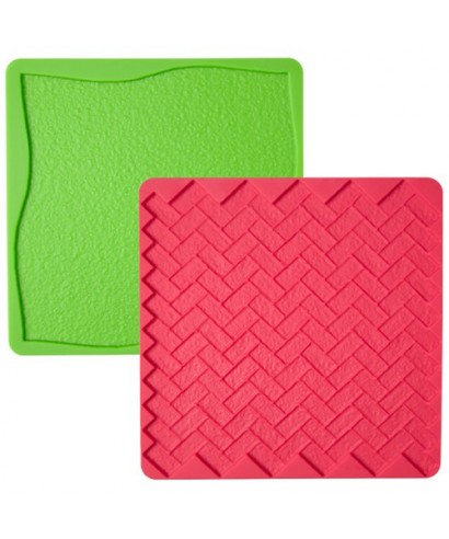 Moule silicone à Pâte à Sucre & Gumpaste Herbe - Brique Wilton Moule silicone à Pâte à Sucre & Gumpaste Herbe - Brique Wilton