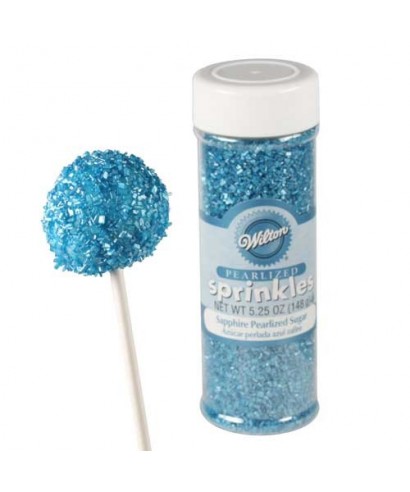 Sucre nacré Bleu 150g Wilton Sucre nacré Bleu 150g Wilton