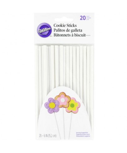 Bâtons de sucettes 15cm pk/20 Wilton Bâtons de sucettes 15cm pk/20 Wilton