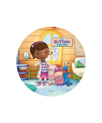 Disque pâte à sucre Docteur la peluche et ses amis Disney Disque pâte à sucre Docteur la peluche et ses amis Disney