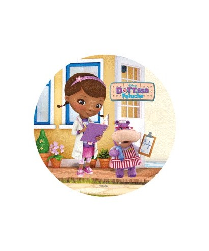Disque pâte à sucre Docteur la peluche et Hallie Disney Disque pâte à sucre Docteur la peluche et Hallie Disney