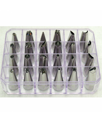 Boite de 24 Douille Inox Boite de 24 Douille Inox