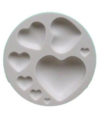 Moule silicone petit et gros Coeur