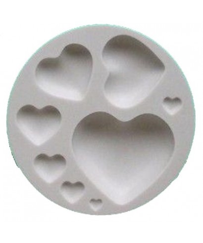 Moule silicone petit et gros Coeur Moule silicone petit et gros Coeur