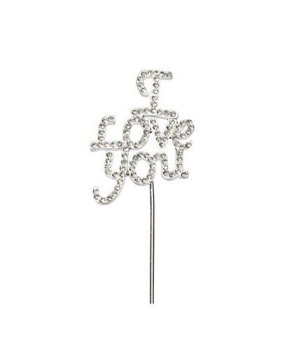 I Love you en strass pour gâteaux I Love you en strass pour gâteaux