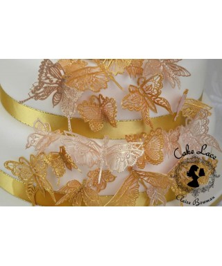 Tapis dentelle Papillons 3D Cake Lace